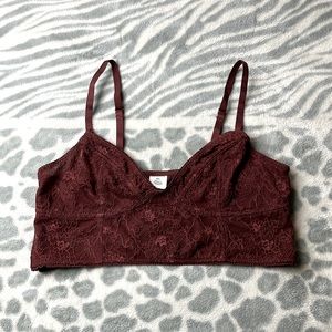 Maroon Bralette